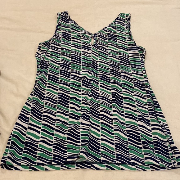 Blue Green Banana Republic Tank Top Medium - Picture 3 of 4